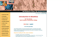 Desktop Screenshot of bioethicscourse.info